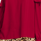 Thalia Sodi Women's Ruffled Cold-Shoulder Top   Red Size Large