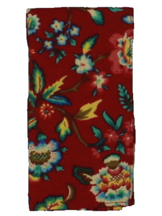 Bar III Men's Crown Paisley Lightweight Pocket Square Red Size Regular