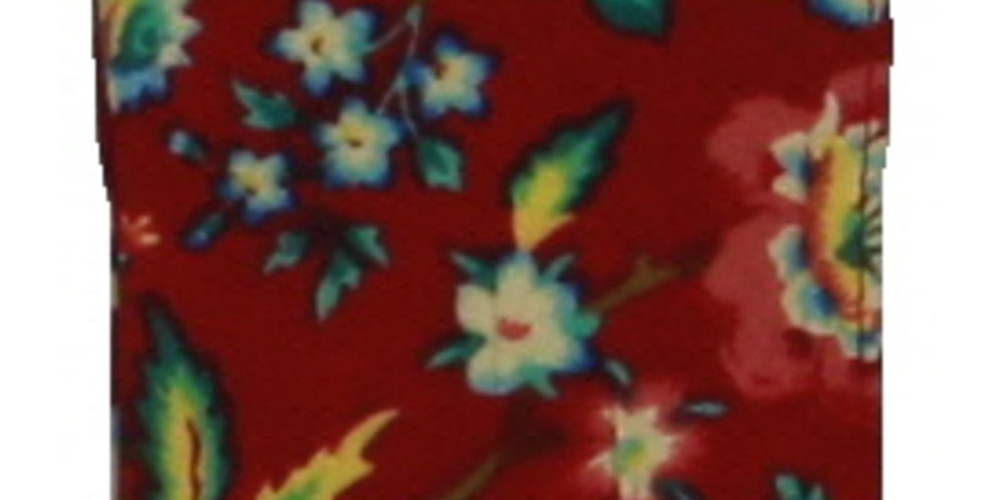 Bar III Men's Crown Paisley Lightweight Pocket Square Red Size Regular