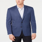 Lauren Ralph Lauren Men's Classic-Fit UltraFlex Stretch Houndstooth Check Sport Coat Blue Size 56