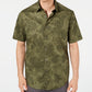 Tasso Elba Men's Pennello Watercolor Stretch Shirt Green Size Medium