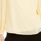 Alfani Women's Pleated Sleeve Top Yellow Size Petite XL