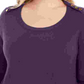 Karen Scott Women's Plus Size Button-Shoulder Sweater Purple Size 1X