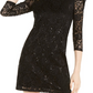 Michael Kors Women's Lace Sequined Dress Black Size XX-Small