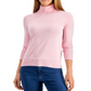Charter Club Women's Turtleneck Sweater Pink Size Small