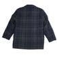 Lauren Ralph Lauren  Men's Coat Plaid Double Breasted Blue Size 52