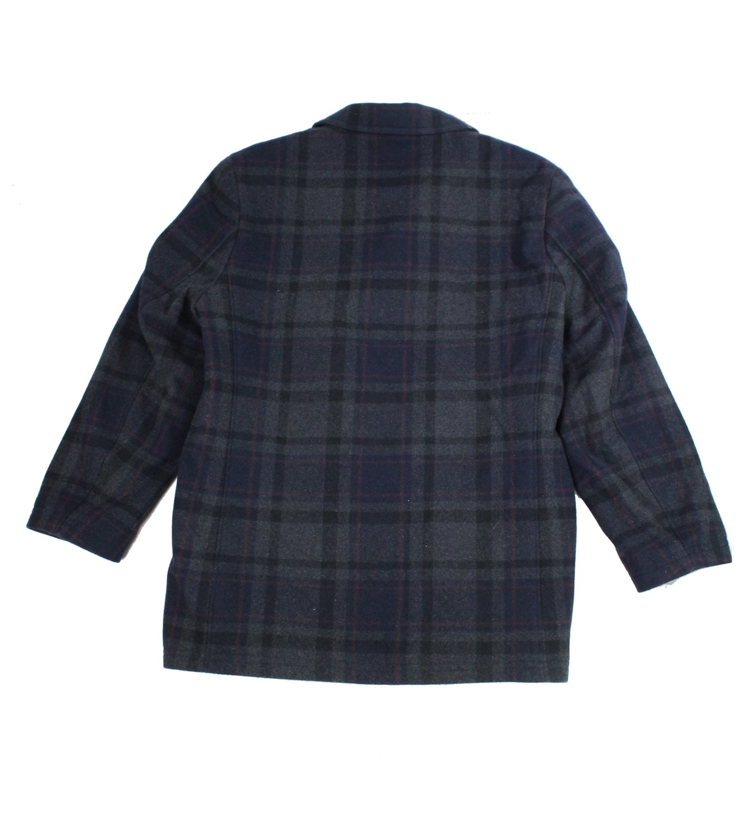 Lauren Ralph Lauren  Men's Coat Plaid Double Breasted Blue Size 52