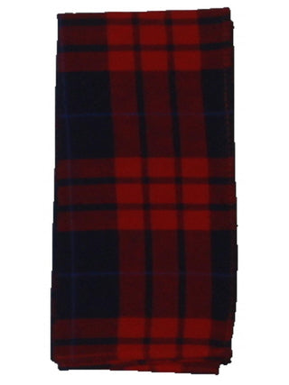 Bar III Men's Clove Plaid Lightweight Pocket Square Red One Size