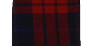Bar III Men's Clove Plaid Lightweight Pocket Square Red One Size