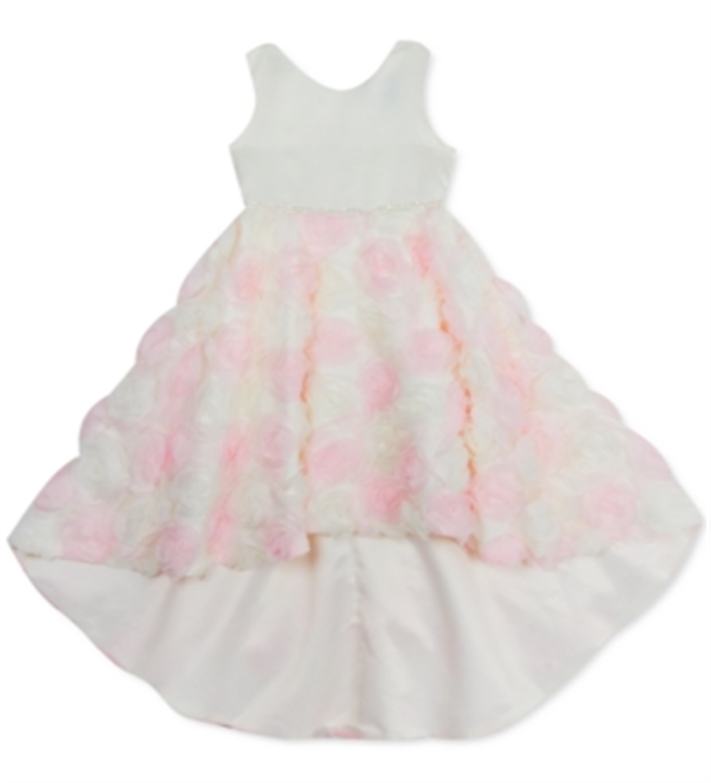 Rare Editions Toddler Girl's Soutache High Low Dress White Size 2T