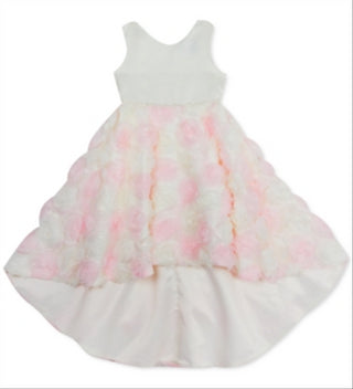 Rare Editions Toddler Girl's Soutache High Low Dress White Size 2T