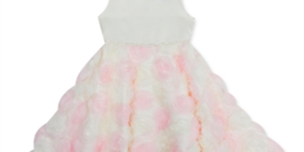 Rare Editions Toddler Girl's Soutache High Low Dress White Size 2T