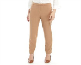 Anne Klein Women's Zippered Pants Brown Size 4