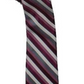 Van Heusen Men's Barcode Stripe Classic Neck Tie Red Size Regular