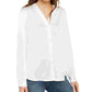 Eileen Fisher Women's Textured Silk Shirt White Size X-Large
