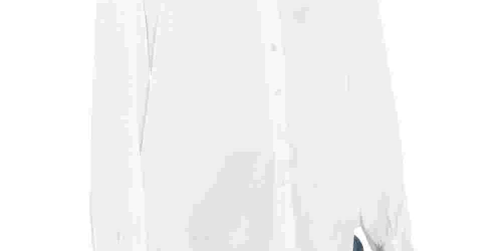 Eileen Fisher Women's Textured Silk Shirt White Size X-Large