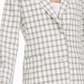 Danielle Bernstein Women's Structured Blazer White Size X-Small
