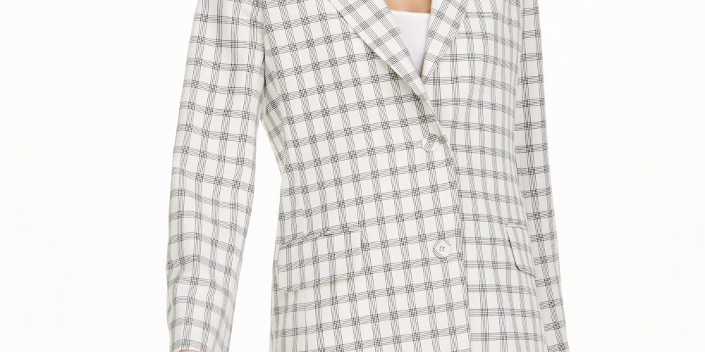 Danielle Bernstein Women's Structured Blazer White Size X-Small