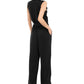 Alfani Women's Ruffled Jumpsuit Black Size Petite L