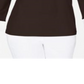 Karen Scott Women's Layered Look Cotton Top Brown Size Petite Medium
