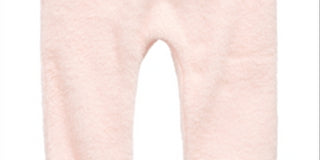 First Impressions Baby Girl's Faux Fur Jogger Pants Pink Blush Size 0-3 M