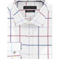 Tommy Hilfiger Men's Slim Fit Check Dress Shirt Red Size 16.5X34-35