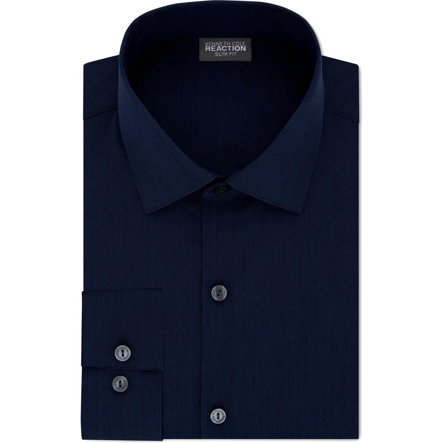 Kenneth Cole Reaction Men's The Flex Slim Fit Wrinkle Free Dress Shirt Blue Size 16.5X34X35