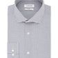 Calvin Klein Men's Steel Slim Fit Non Iron Performance Stretch Print Dress Shirt Green Size 16.5X32X33