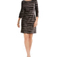 Jessica Howard Women's 3/4 Sleeve Short Evening Dress Black Size 10 Petite
