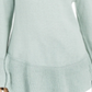Style & Co Women's Ruffle Hem Tunic Sweater Green Size -PP