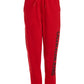 Calvin Klein Boy's Racing Red Logo Institution Sweatpants Red Size L 14/16