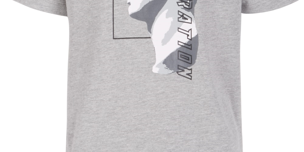 Ideology Big Boys Graphic Print T-Shirt Gray Size X-Large