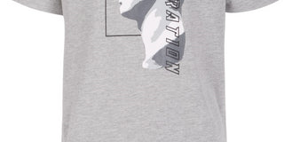 Ideology Big Boys Graphic Print T-Shirt Gray Size X-Large