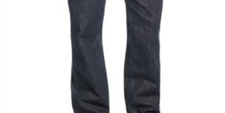 Alfani Men's Straight Leg Bootcut Jeans Navy Size 34X30