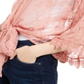 House of Polly Junior's Lace Tie Waist Blouse Mauve Size X-Large