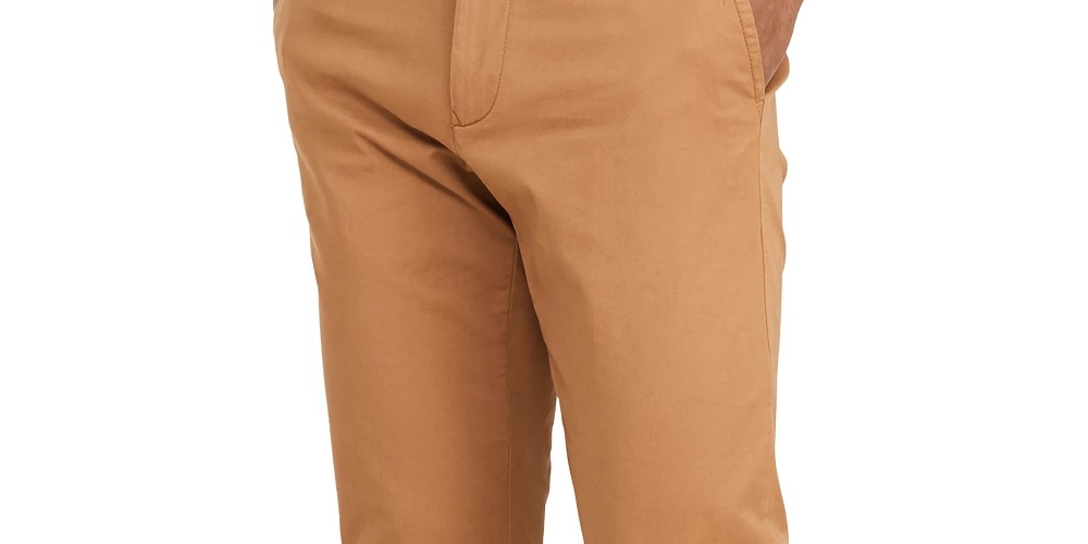 Tommy Hilfiger Men's Custom Fit Chino Pants Gray Size 40WX32L