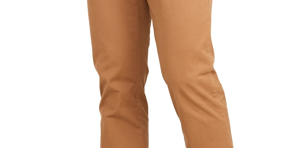 Tommy Hilfiger Men's Custom Fit Chino Pants Gray Size 40WX32L