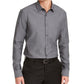 Alfani Men's Vince Collared Stretch Button-Down Shirt Gray Size XX-Large