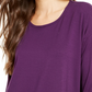 Eileen Fisher Women's Scoop-Neck Tunic Regular & Petite -Purple Size Large