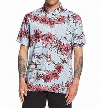 Quiksilver Men's Union Heather Amphibian Short Blue Size 2XL