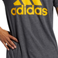 adidas Men's Logo T-Shirt Gray Size Small