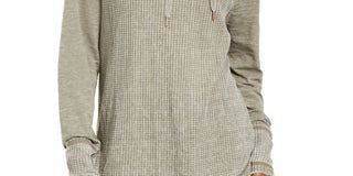 American Rag Juniors'' Textured Pullover Hoodie Green Size X-Large