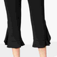 Alfani Women's Ruffle-Hem Pants Black Size 8 Petite