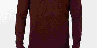Alfani Men's Burgundy Long Sleeve Classic Fit Quarter-Zip Sweater Red Size XX-Large