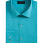 Alfani Men's Bedford Cord Classic Regular Fit Dress Shirt Blue Size 36X37