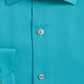 Alfani Men's Bedford Cord Classic Regular Fit Dress Shirt Blue Size 36X37