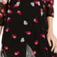 Alfani Women's Printed 3/4 Sleeve Tunic Pink Size Petite L