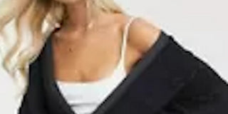 Free People Women's Long Sleeve with Buttons Sweater Black Size Medium