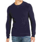 Club Room Men's Navy Long Sleeve Crew Neck Classic Fit Pima Cotton Sweater Navy Size XX-Large