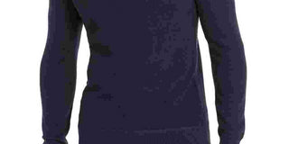 Club Room Men's Navy Long Sleeve Crew Neck Classic Fit Pima Cotton Sweater Navy Size XX-Large